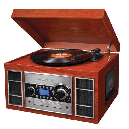 Crosley Radio CR2413A-PA Memory Master II CD Player & Recorder, Paprika