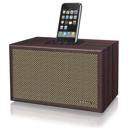 Crosley Radio CR3011A-MA iDeco Compact Speaker System with Universal iPod Dock