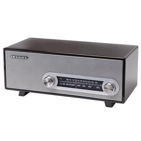 Crosley Radio CR3022A-BK Ranchero Tabletop Radio, Black