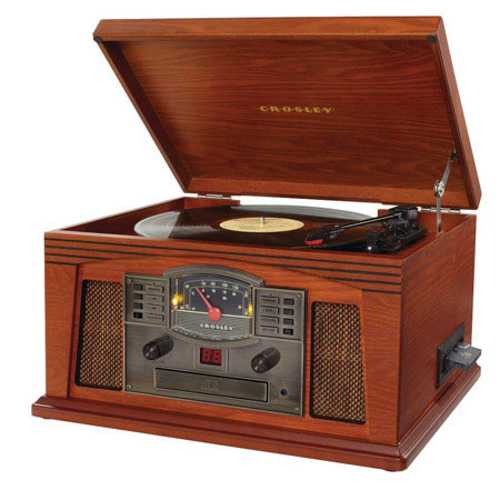 Crosley Radio CR42C-PA Lancaster Musician Entertainment Center, Paprika