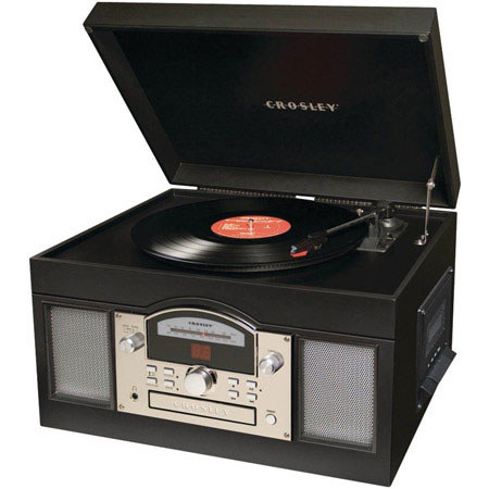 Crosley Radio CR6001A Archiver USB Turntable, Black