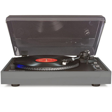Crosley Radio CR6009A Advance USB Stereo Turntable, Gray