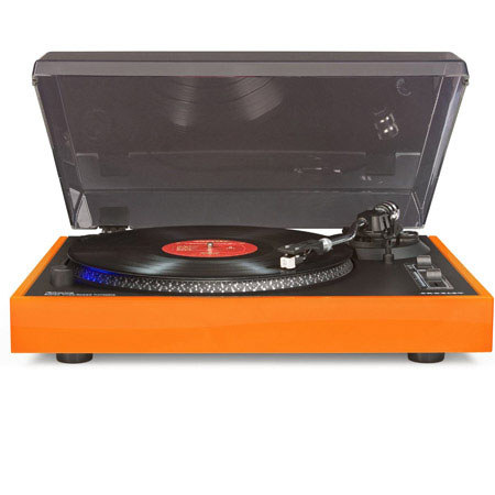 Crosley Radio CR6009A Advance USB Stereo Turntable, Orange