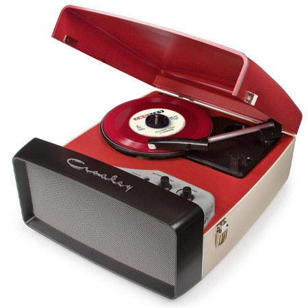 Crosley Radio CR6010A Collegiate USB Turntable, Red