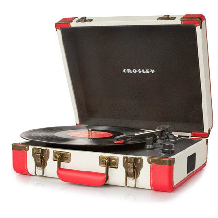 Crosley Radio CR6019A Executive USB Turntable, Red
