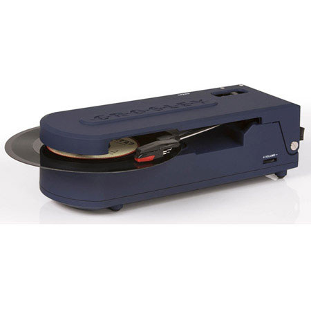 Crosley Radio CR6020A Portable USB Turntable, Blue