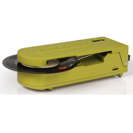 Crosley Radio CR6020A Portable USB Turntable, Green