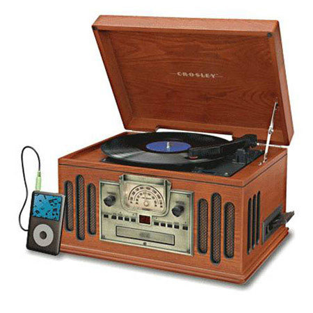 Crosley Radio CR704 Musician Entertainment Center, Paprika