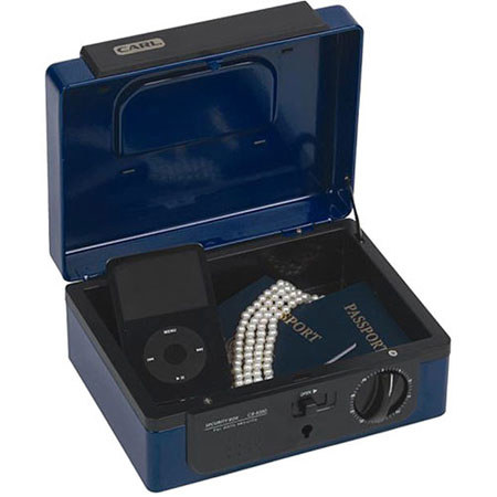 Carl Dual Lock Personal Security Box, Blue