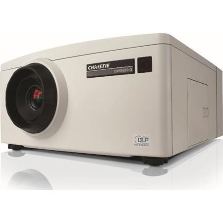 Christie Digital DWX600-G 1-Chip DLP WXGA Single Lamp Digital Projector, 6150 ANSI lumen, 1280 x 800, 4000:1 Contrast Ratio, 2500 Hours Typical Lamp, 465W NSH, HDMI