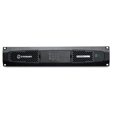 Crown Audio DriveCore Install DA Series 4-Channel 300W Professional Power Amplifier with Dante/AES67 Networked Audio, 70V/100V Speaker Loads