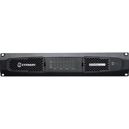 Crown Audio DriveCore Install DA Series 8-Channel 300W Professional Power Amplifier with Dante/AES67 Networked Audio, 70V/100V Speaker Loads