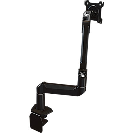 Crimson AV DSA12 Dual Link Desktop Arm with Edge Clip Base for 32" Screens