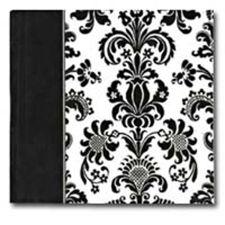 C.R. Gibson Masquerade Series, Bound Photo Journal Album with Novelty Woven Fabric Spine, Holds 200 4x6" Photos 2 Per Page.