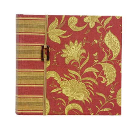 C.R. Gibson Suva Series, Bound Photo Journal Album with Novelty Woven Fabric Spine, Holds 200 4x6" Photos 2 Per Page.