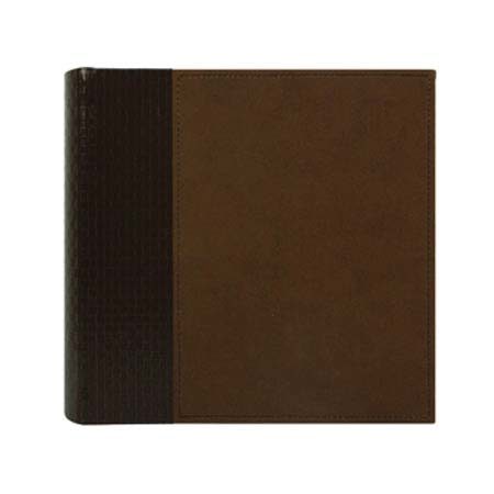 C.R. Gibson Heritage Series, Bound Photo Journal Album, Holds 200 4 x 6 Photos 2-Up, Color: Truffle