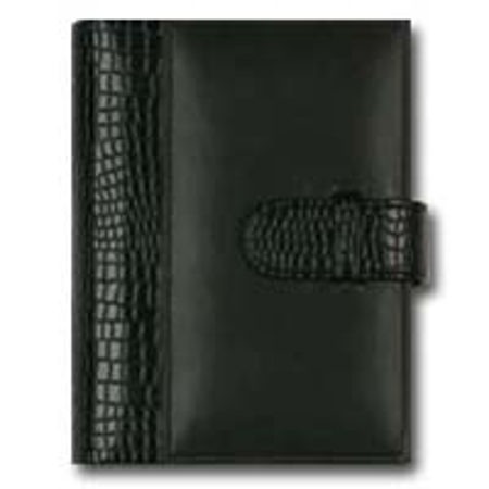 C.R. Gibson Heritage Series, Bound Travel Photo Album with Soft Leatherlike Construction & Basket Weave Spine, Holds 80 4x6" Photos, Onyx Black