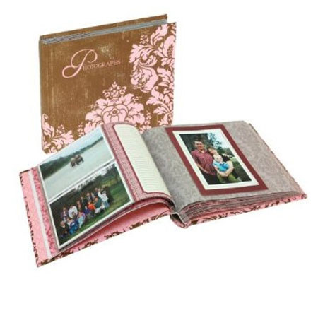C.R. Gibson STP206893 Brocade Album for 70 4x6in Photos