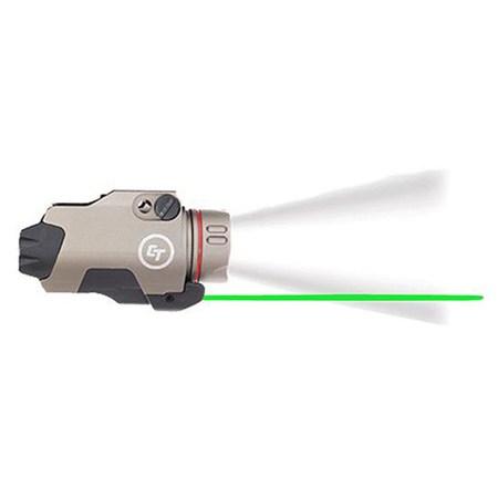 Crimson Trace CMR-207-FDE Rail Master Pro Universal Red Laser with Flashlight