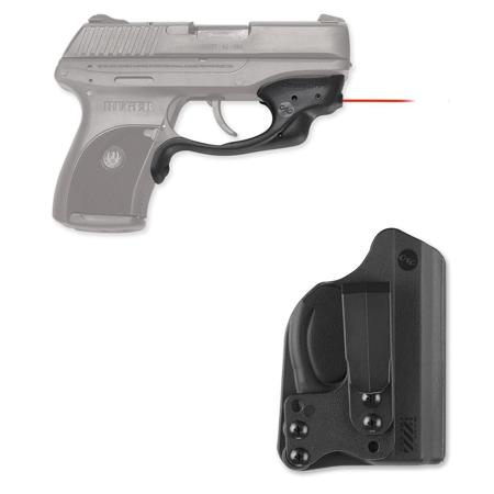 Crimson Trace Laserguard Red Laser Sight with Blade-Tech IWB Holster for Ruger