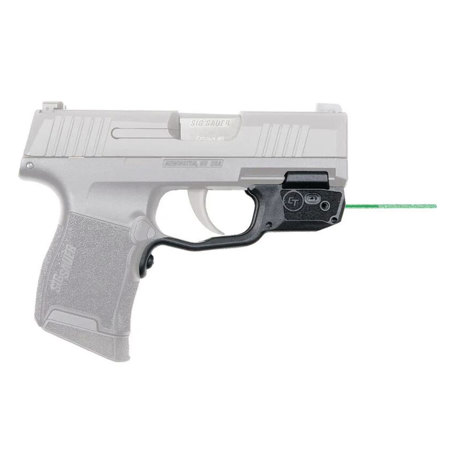 Crimson Trace LG-422G Laserguard Green Laser Sight for Sig Sauer P365 Pistol, Black