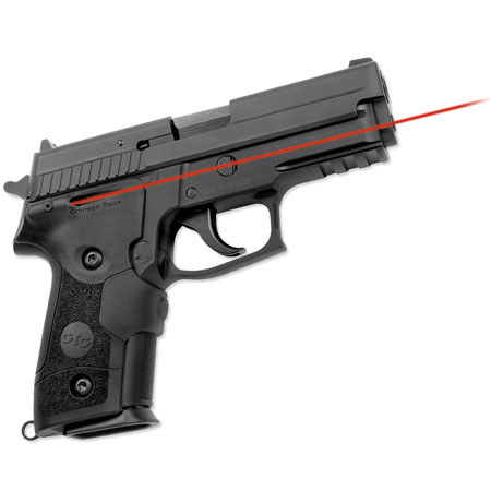 Crimson Trace MIL-STD Front Activation Lasergrip Red Laser Sight f/Sig P228/P229