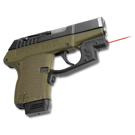 Crimson Trace Frame Mounted LaserGuard Red Laser Sight f/Kel-Tec P, with Holster