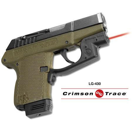 Crimson Trace Polymer Under Barrel Red LaserGuard with Front Activation for Kel-Tec P-3AT and P32 Series Compact Semi-Automatic Pistols