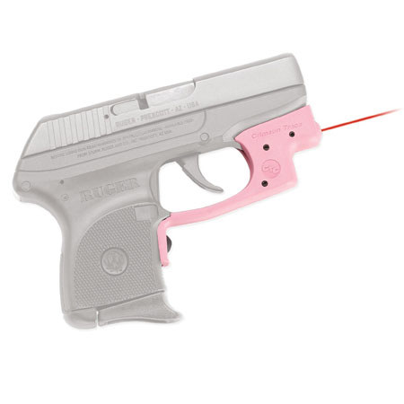Crimson Trace Front Activation Laser Grip for Ruger LCP Hand Gun, Pink