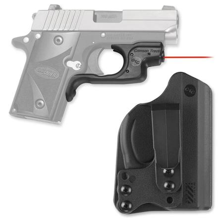 Crimson Trace LaserGuard Red Laser & Blade-Tech IWB Holster f/ Sig Sauer Pistols