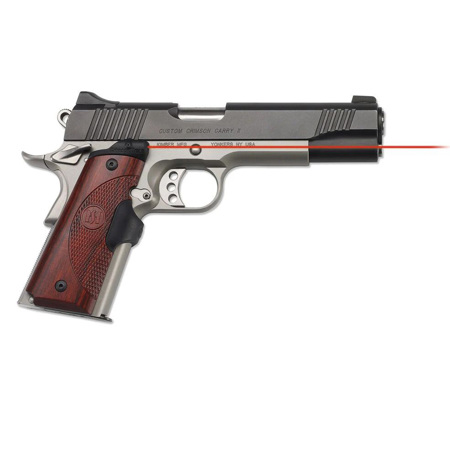 Crimson Trace Master Rosewood Lasergrip Red Laser for 1911 Full-Size Pistols