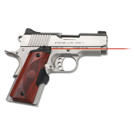 Crimson Trace Master Rosewood Lasergrip Red Laser for 1911 Compact Pistols