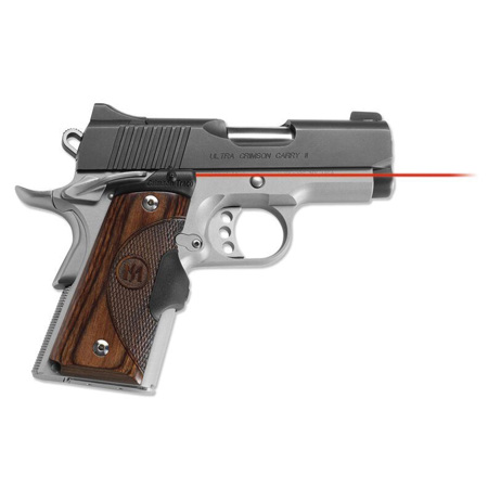 Crimson Trace Master Walnut LaserGrip Red Laser f/1911 Round Heel Pistols
