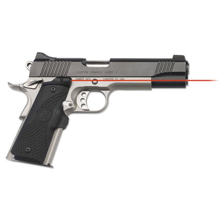 Crimson Trace Master G10 Black/Black LaserGrip Red Laser f/1911 Full-Size Pistol