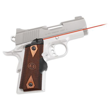Crimson Trace Master Cocobolo Wood LaserGrip Red Laser for 1911 Compact Pistols