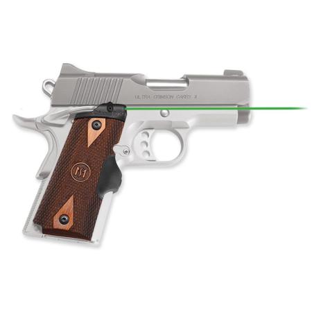 Crimson Trace Master Cocobolo Wood LaserGgrip Green Laser for 1911 Compacts