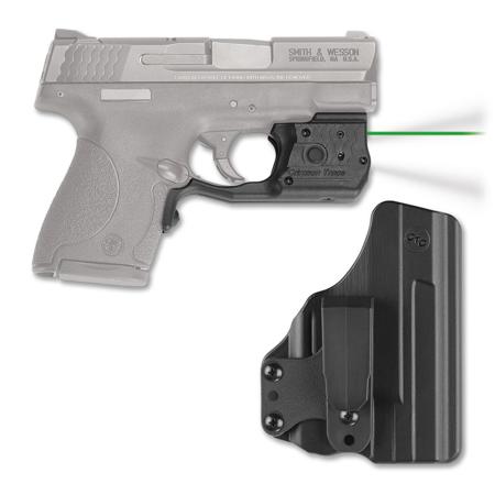 Crimson Trace LaserGuard Pro Green Laser & Light,Holster f/S&W M&P Shield 9 & 40