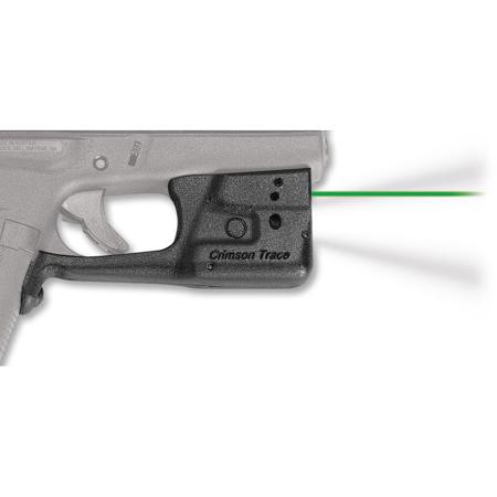 Crimson Trace LaserGuard Pro Green Laser Sight and LED Tactical Light for Glock 42 and 43 Pistols