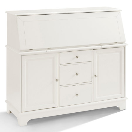 Crosley Sullivan Secretary Desk, White
