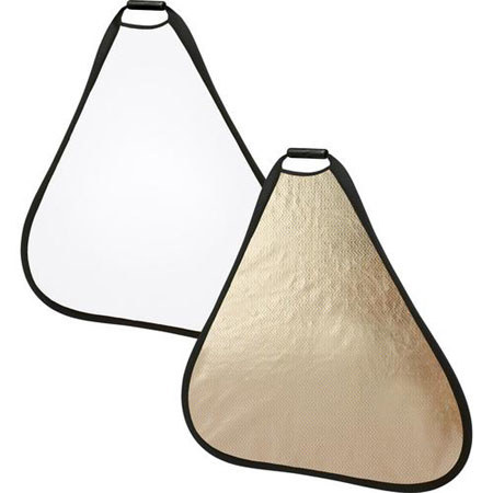 Creative Light 24in Tringlr Coll Disc Delx Reflctor,Wht