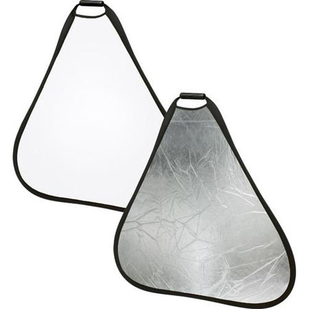 Creative Light 32 in Trian Coll Disc Delx Reflctor,Slvr