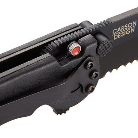 CRKT M16 EDC Folding Knife, 3" Tanto Combo Edge Black EDP Blade