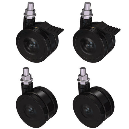 Crimson CAST41 Four Piece Caster Set for S46P and S46PC Floor Stands