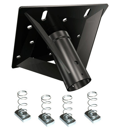 Crimson AV Crimson CAU8 Heavy Duty Dual Unistrut Ceiling Adapter for Long Drops