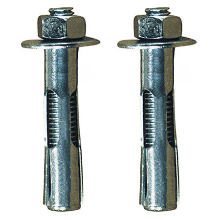 Crimson HE382 3/8" Concrete Expansion Anchors, 2 Pack