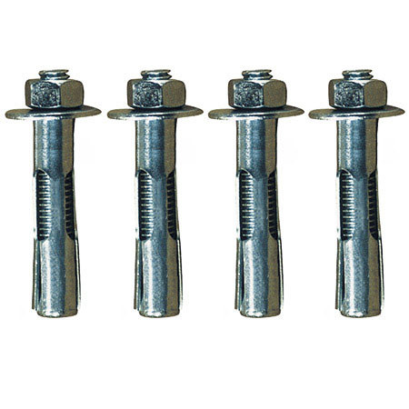 Crimson HE5164 5/16" Concrete Expansion Anchors, 4 Pack