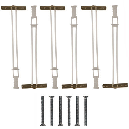 Crimson HT6 Toggle Bolts, 6 Pack