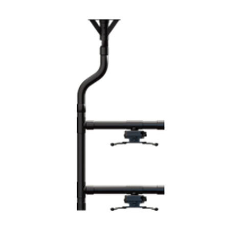 Crimson AV Crimson JKTWIN Stacked Projector Mount with JR3 Universal Adapter
