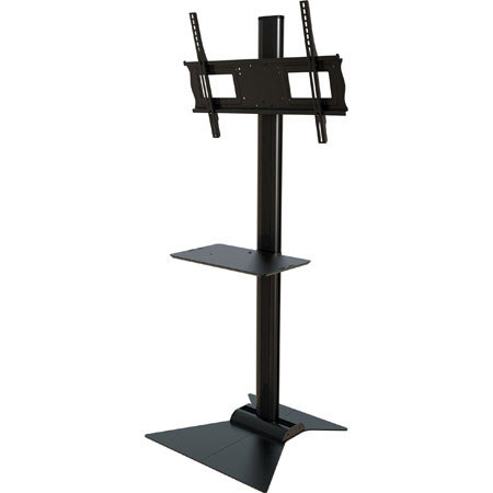 Crimson S631 Floor Stand with Metal Shelf for 37" to 63"+ Screen