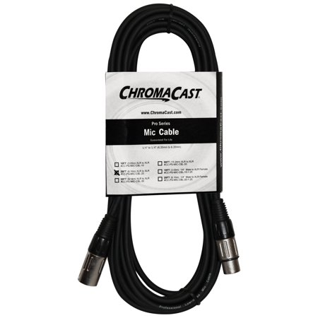 ChromaCast Pro Series XLR to XLR Mic Cable, 20'